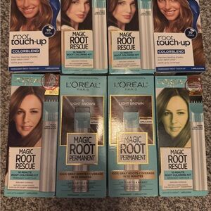 L'Oreal Magic Root Rescue Hair Coloring Kit - Light Brown and Dark Blonde